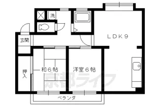ウエストハイツ【102号室】の間取り
