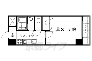 カノン雁金【5階】の間取り