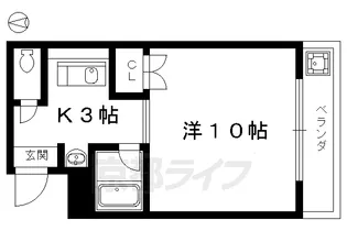 メゾン・ド・ゼフィール【108号室】の間取り