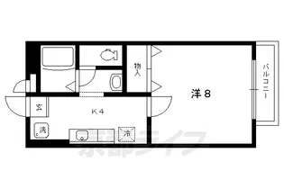 ハイムアルテア【203号室】の間取り