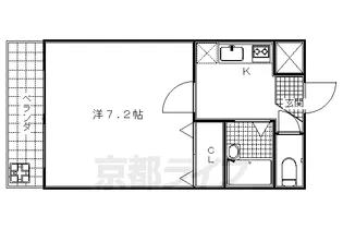 メゾン・オンディーヌ【102号室】の間取り