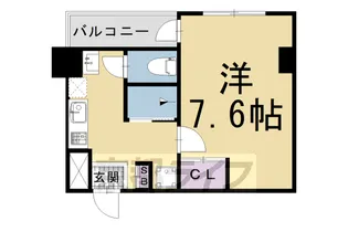 J’fort祇園四条【2階】の間取り
