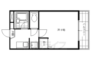 メゾン・ラビアン【2-D号室】の間取り