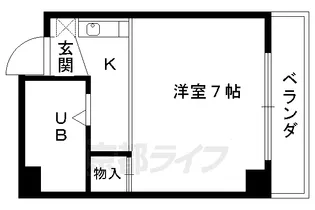 スイトピー桃山【403号室】の間取り