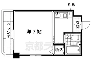 スイトピー桃山【305号室】の間取り
