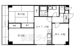 ボナセーラ竹田【3階】の間取り