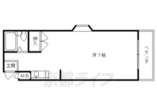 アークハイツ城南宮【302号室】の間取り