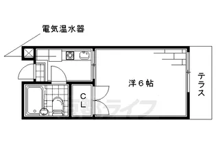 ベルエアー【101号室】の間取り