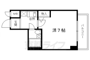エスリード京都駅前【4階】の間取り