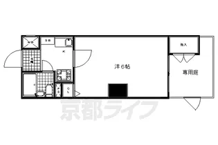 エスリード京都駅前【101号室】の間取り