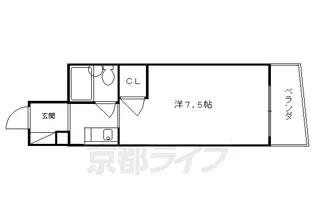 メゾン・ド・アムール【603号室】の間取り