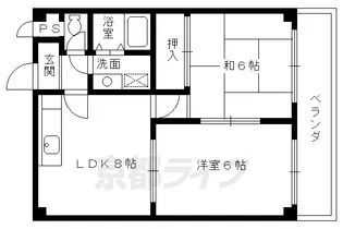 グランヴィア貴船【303号室】の間取り