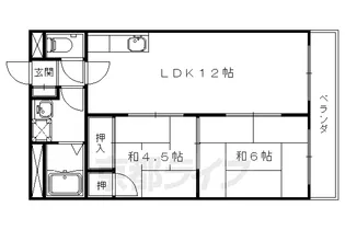 メゾン・オーシャン【503号室】の間取り