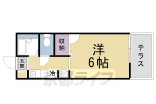 グレース桃山【103号室】の間取り