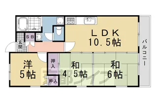 京都府京都市伏見区清水町【マンション】の間取り