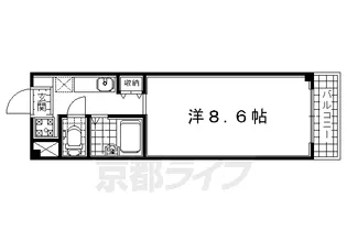 ラ・タミデンス【2階】の間取り