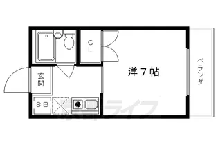 向島スタジオフラッツ【104号室】の間取り