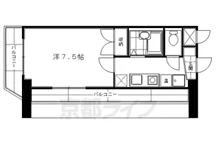 グレイスガーデン京都【501号室】の間取り