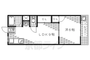 渋谷マンション【9号室】の間取り