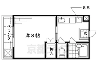 クレアトール23【203号室】の間取り