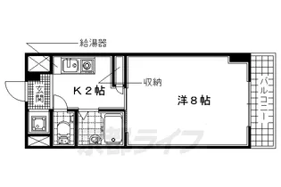 グランマKEIJYOEN【505号室】の間取り