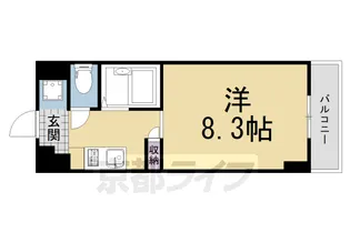 グランマKEIJYOEN【503号室】の間取り