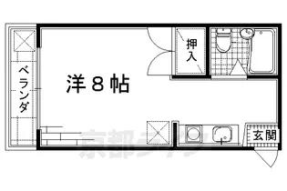 京都府京都市伏見区白銀町【マンション】の間取り