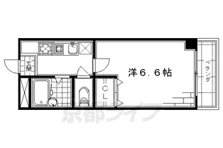 コンフォート桃山【2階】の間取り