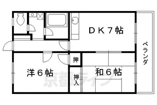ケイチョウマンション【2階】の間取り