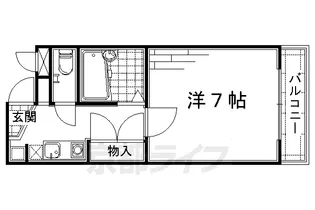 エスポワール松田【102号室】の間取り