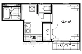 クリーングッドⅡ【101号室】の間取り
