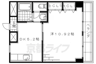 リバティハイツ【3階】の間取り