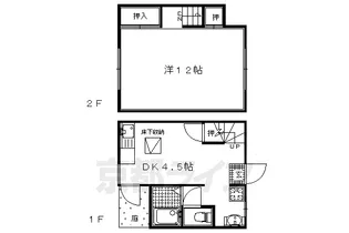 パルコーポ淀【15号室】の間取り