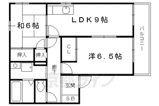 京都府京都市伏見区淀際目町【マンション】の間取り