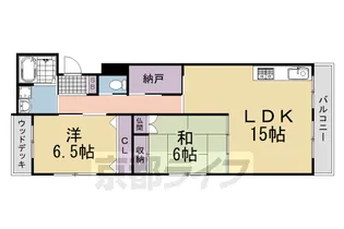 グッドヒル伏見【1階】の間取り