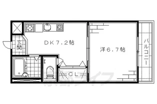 ル・コンテ【105号室】の間取り