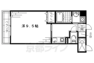フレーヴァー藤森【5階】の間取り