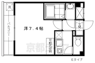 フラット オク【3階】の間取り