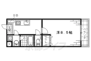 プラス ド ソレイユ【2-A号室】の間取り
