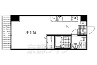 ローサ・オルデン【4-E号室】の間取り