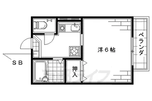 エクセルコート【202号室】の間取り