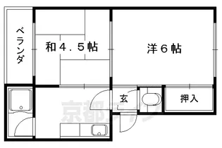 寿マンション【502号室】の間取り