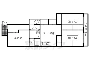 3DKの間取り画像