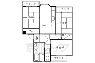 NSマンション【302号室】の間取り