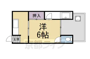 長束荘【2号室】の間取り