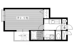 メゾン・ジョイス【4B号室】の間取り