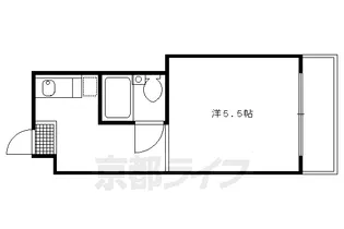 レジデンス竹田【409号室】の間取り