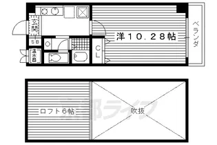 京都府京都市中京区室町通姉小路下ル役行者町【マンション】の間取り