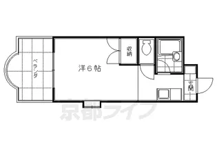 内藤マンション【303号室】の間取り