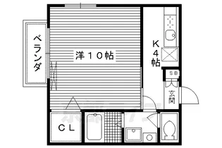 DIAS JUTOKU【201号室】の間取り